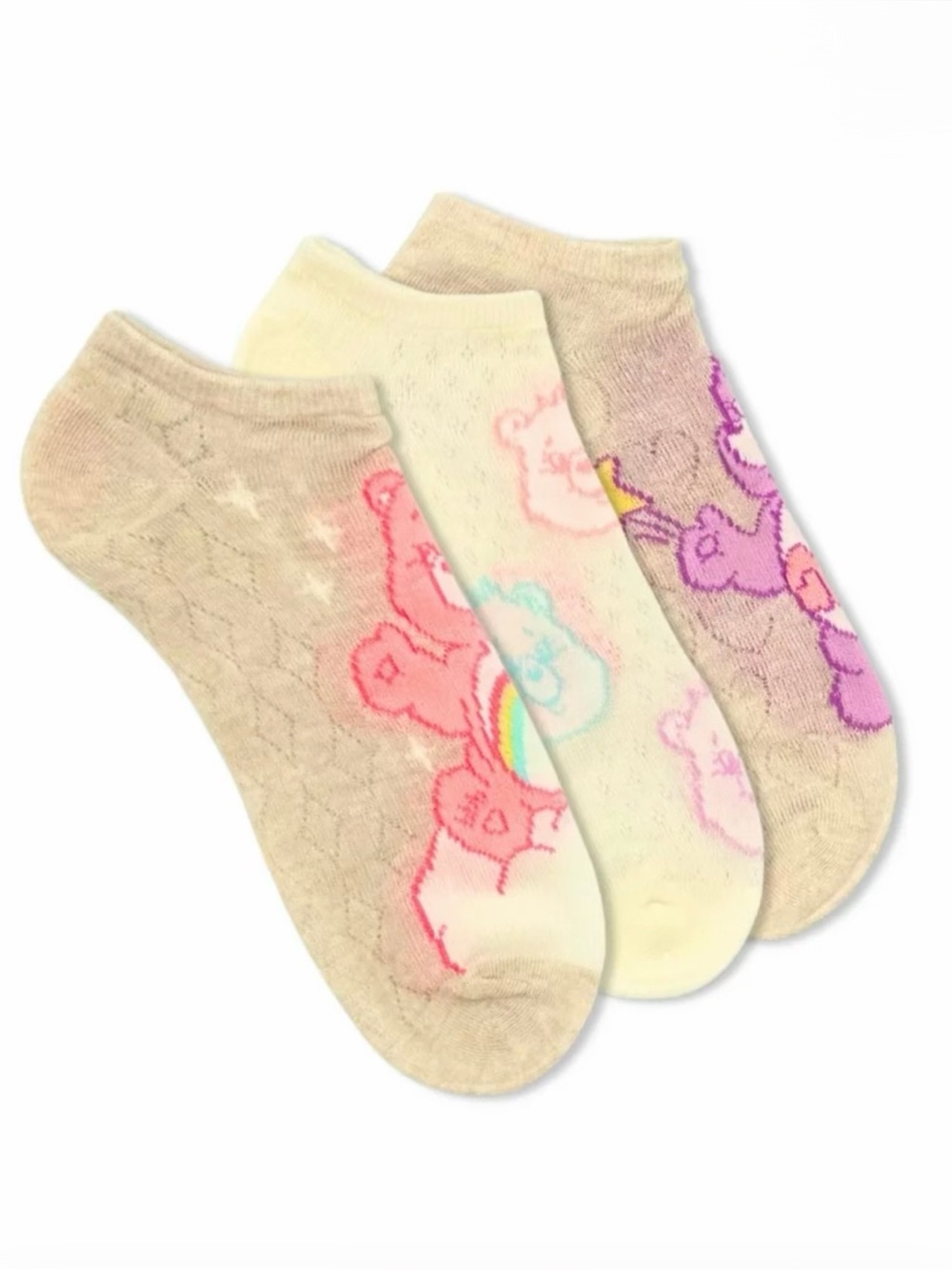 Care Bears Low-Cut No-Show Socks - 3 Pack